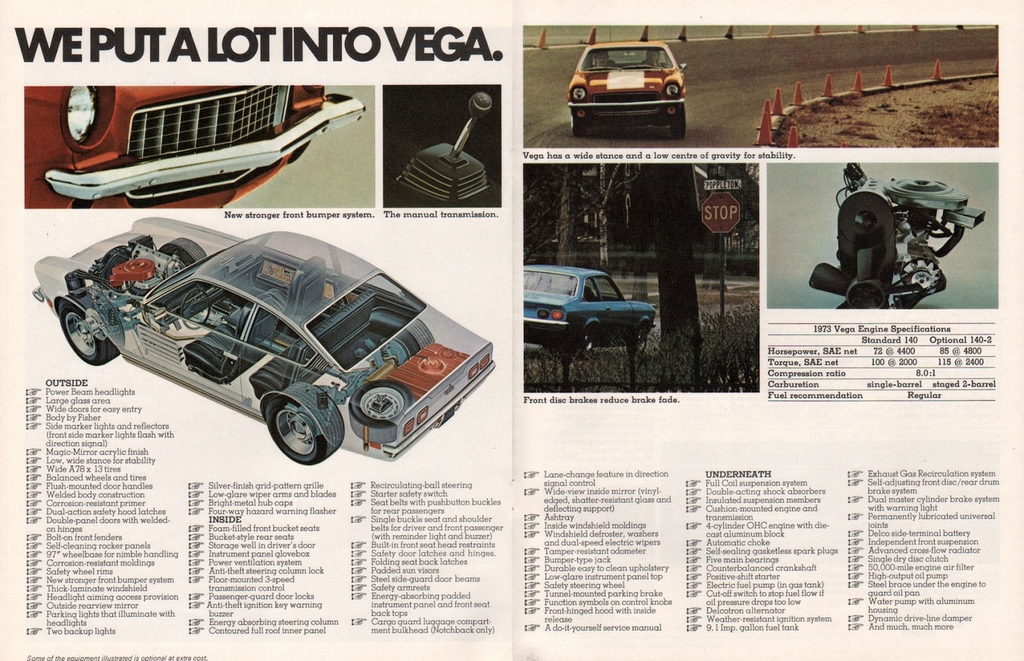1973 Chevrolet Vega Canadian Brochure Page 9